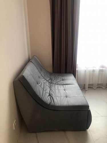 Диван угловой Эверест модульный эко кожа черный фото покупателя 1